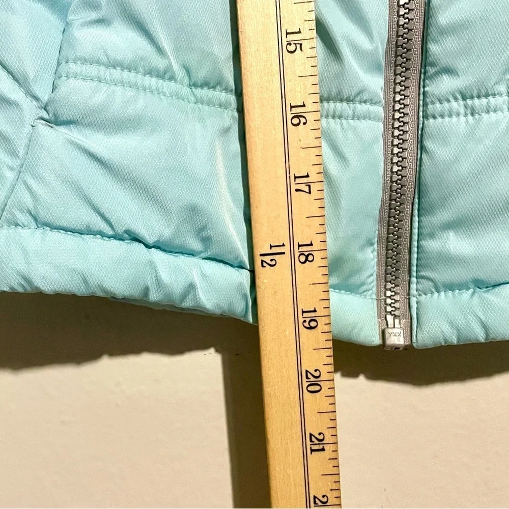Gerry Girls 5/6 Insulated Snow Puffer Winter Jacket Light Aqua‎ Blue Zip Up